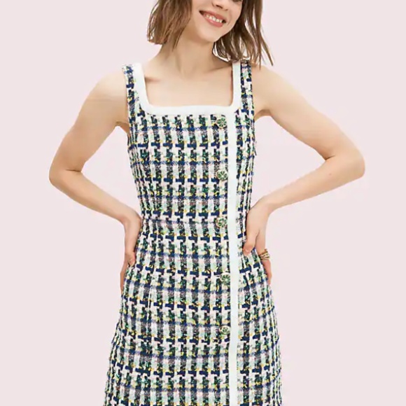 kate spade Dresses Kate Spade Pop Tweed Dress Poshmark